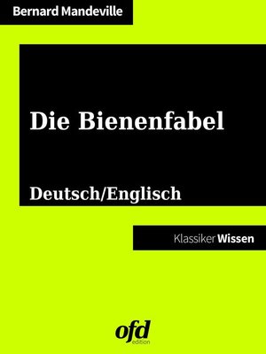 cover image of Die Bienenfabel--The Fable of the Bees